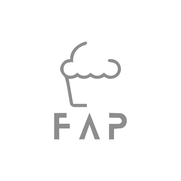 Logo du restaurant L'Entrepotes avec trois figures humaines.